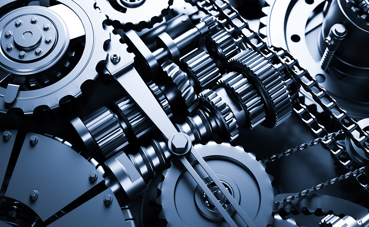 Processamento de peças de máquinas